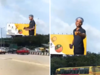 Bengaluru's 3D billboard featuring 'Hot coffee from skies' goes viral: Amazed netizens ask 'is this real?'