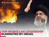 Israel-Lebanon Conflict: Top Hezbollah leadership eliminated by IDF; ‘Kill List’ revealed