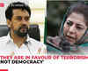 Anurag Thakur slams Mehbooba Mufti for cancelling poll campaign over Hezbollah chief’s deat