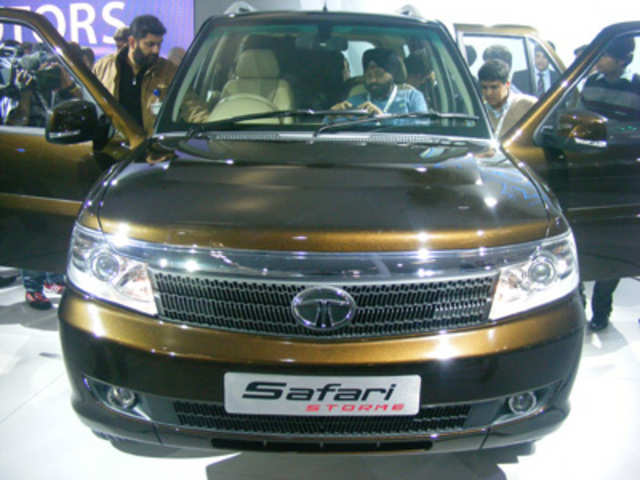 A New Roof Rail Auto Expo 2012 Tata Motors Unveils Safari
