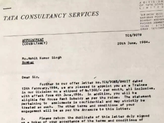 TCS appointment letter