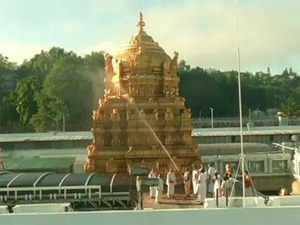 Tirumala temple performs traditional cleaning ritual in view of annual brahmotsavams