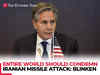 Totally unacceptable..., Antony Blinken condemns Iranian missile attack on Israel