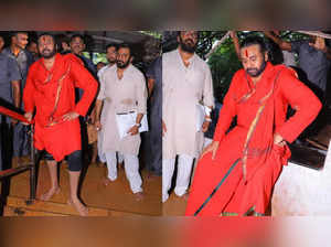 ?Deputy CM Pawan Kalyan embarked on his holy trek as part of his Prayaschitha Deeksha to Tirumala on Tuesday.