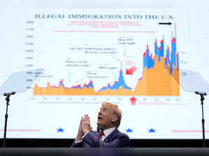 How Trump credits an immigration chart for saving his life — and what the chart is missing