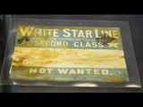 A second class ticket of Titanic