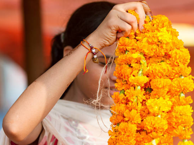 Marigold garlands