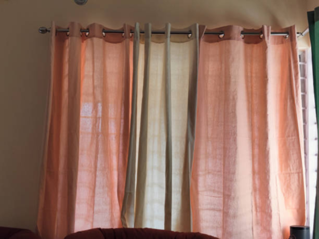 Festive curtains