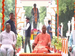 CM Yogi Adityanath unveils statue of Pandit Deen Dayal Upadhyaya on his birth anniversary