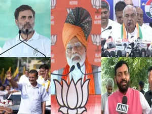 Campaigning for Haryana assembly polls ends; BJP eyes to retain power for third term, Congress hopes comeback