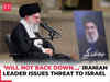 Iran's allies 'will not back down', Khamenei threatens Israel in rare Friday appearance