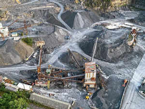 Coal mining.