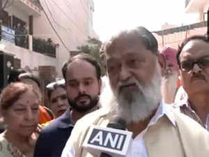 "I am the senior-most," BJP's Anil VIj throws hat in ring for CM post in Haryana