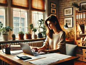 lady laptop 4