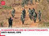 31 Maoists killed in Chhattisgarh’s biggest anti-naxal operation; ground report