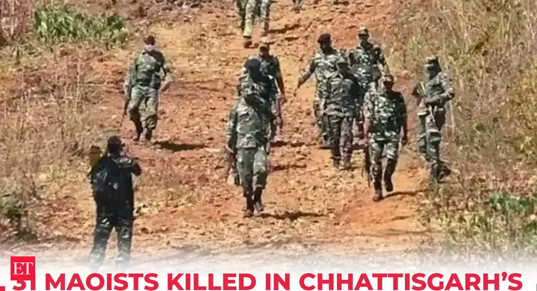 31 Maoists killed in Chhattisgarh’s biggest anti-naxal operation; ground report – The Economic Times Video