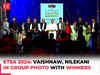 ET Startup Awards 2024: Winners celebrate with Ashwini Vaishnaw and Nandan Nilekani in a group photo