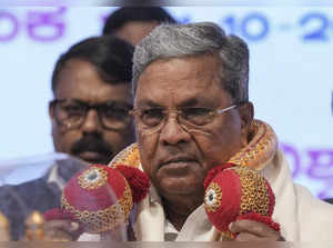 Bengaluru: Karnataka Chief Minister Siddaramaiah during an event on Internationa...