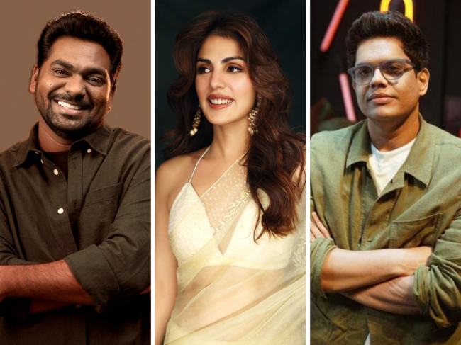 Zakir Khan, Rhea Chakraborty and Tanmay Bhat