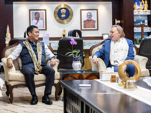 Arunachal CM Pema Khandu holds talks with Australian High Commissioner Philip Green