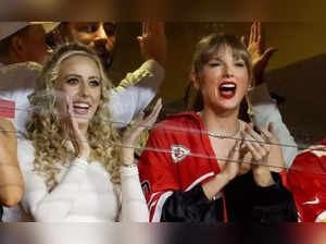 Brittany Mahomes with Taylor Swift