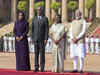 Maldives President Muizzu accorded ceremonial reception at Rashtrapati Bhavan