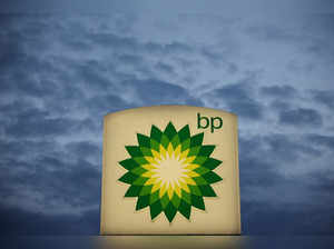 FILE PHOTO: Logo of British Petrol BP is seen e at petrol station in Pienkow