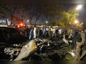 An explosion outside the Karachi, Pakistan, airport kills 2 workers from China and injures others