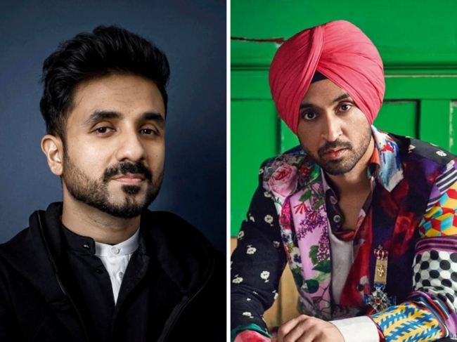 Vir Das and Diljit Dosanjh