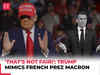 Trump mimics French President Macron, recounts a phone call: 'Gave him 5 minutes to call back…'