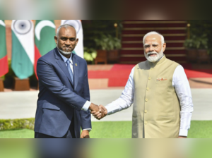 Maldives president Muizzu meets PM Modi