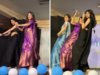 Girls in sarees light up Delhi University farewell with catchy dance to 'Aga Bai': Viral Video