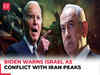 Biden warns Israel as conflict with Iran peaks: 'Any response should be proportionate…'