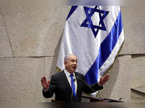 FILE PHOTO: Israeli PM Netanyahu attends a discussion at the Israeli Parliament Knesset in Jerusalem