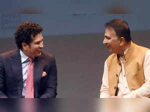 Sachin Tendulkar and Sunil Gavaskar