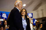 Is Kamala Harris frustrated with Joe Biden's media appearances; her campaign wants him to go on a long foreign tour