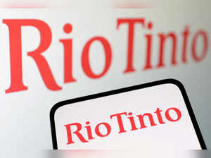 FILE PHOTO: FILE PHOTO: Illustration shows Rio Tinto logo