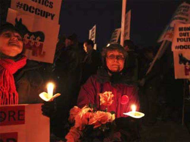 'Occupy Movement' rally in Manchester