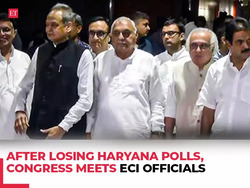 Haryana election results: Congress leaders meet ECI officials, raise questions on battery discrepancies