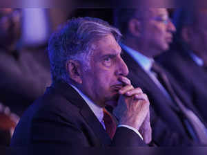 Ratan Tata attends the launch of Tata Motors electric sport-utility vehicle (SUV) Nexon EV, in Mumbai