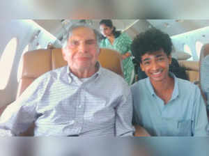 Ratan Tata with Shantanu