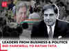 Ratan Tata: Leaders from business and politics pay final respect at NCPA lawns in Mumbai | Watch