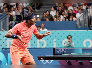 Professional table tennis player Achanta Sharath Kamal