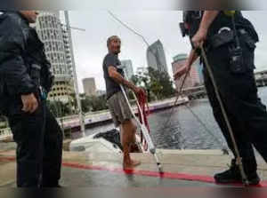 Meet TikTok star Lieutenant Dan who survives Hurricane Milton, Hurricane Helene by staying on boat