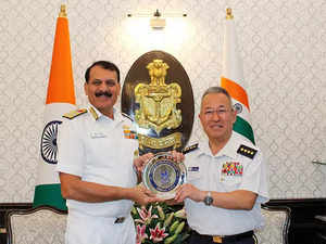 Navy chief meets Japan Self Defence Force chief to strengthen bilateral ties during MALABAR 2024