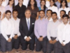 The Ratan Tata photo that shocked everyone. He removed the chair, knelt on the floor with MBA graduates for group photo