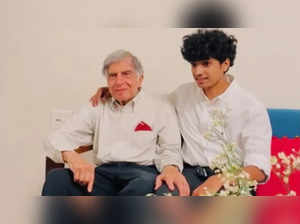 Shantanu Naidu with Ratan Tata