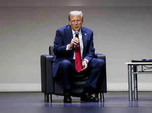 Republican presidential nominee and former U.S. President Donald Trump makes an appearance at the Detroit Economic Club