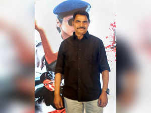 Mumbai: Bollywood actor Sayaji Shinde poses for photos during a press conference...