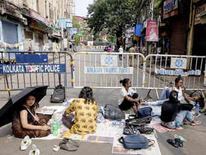 Protesting junior doctors